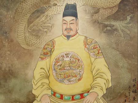 Chu Nguyên Chương cũng là một điển hình của hoàng đế khai quốc giết công thần. Ông ta là hoàng đế khai quốc nhà Minh, đồng thời được người đời ca tụng là một minh quân trong lịch sử. Nhưng cũng như Lưu Bang, vốn xuất thân hèn kém, đều từng là lưu manh, từng làm hòa thượng, có chăng chỉ hơn Lưu Bang có được cái tên “Trọng Bát” (Lưu Bang không được đặt tên, tên của ông chỉ là cách được phụ thân gọi giống cách gọi thông thường trong nhân gian như lão đại, lạo nhị... mà thành). Nhưng nếu xét cho cùng thì Chu Nguyên Chương lại tàn ác hơn Lưu Bang. Trước khi truyền ngôi cho thái tử, ông ta còn giết những người anh em đã đồng cam cộng khổ với mình như Hồ Duy Dung, Lam Ngọc, hơn nữa còn tịch thu hết tài sản, triệt cỏ tận gốc. Ảnh: Hoàng đế Chu Nguyên Chương.