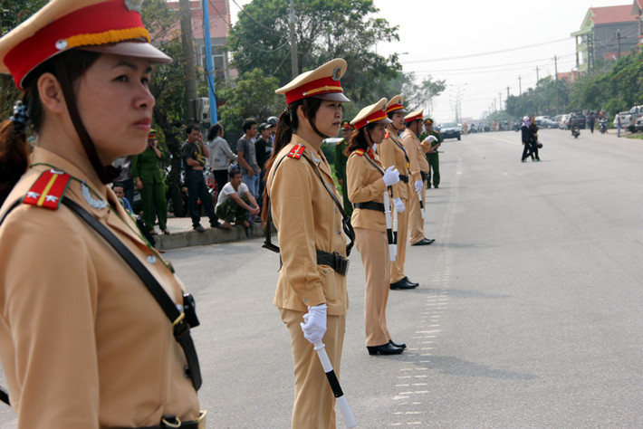 Các nghi thức đón Đại tướng đã sẵn sàng.