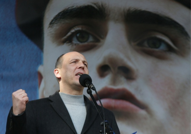 Ông Andriy Parubiy, Chủ tịch Hội đồng An ninh Quốc gia Ukraine.