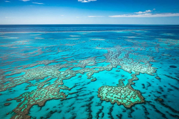 Rạn san hô Great Barrier, Úc: Được biết đến như một trong những điểm lặn đẹp nhất thế giới, rạn san hô Great Barrier hiện đang phải đối mặt với những mối đe doạ do nhiệt độ nước biển tăng, ô nhiễm nước, đánh bắt cá khiến cho rạn san hô ngày càng bị xói lở. Theo Uỷ ban Liên chính phủ về Biến đổi Khí hậu, tỷ lệ biến mất của rạn san hô hơn 7.000 năm tuổi này nhanh chưa từng có. Một số nhà khoa học dự đoán nó có thể chết trong vòng 40 năm tới, cùng với sự biến mất đáng kể của nhiều loài sinh vật biển sống phụ thuộc vào nó. Khi đến đây, bạn hãy cẩn thận đừng dẫm chân hoặc chạm vào san hô bởi chúng rất mong manh và dễ bị phá huỷ.