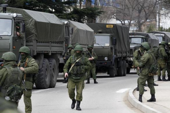 Quang cảnh bên ngoài trạm kiểm soát biên giới của Ukraine khu vực thị trấn Balaclava.