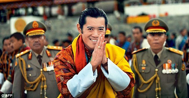 Quốc vương Bhutan Jigme Khesar Namgyel Wangchuck.