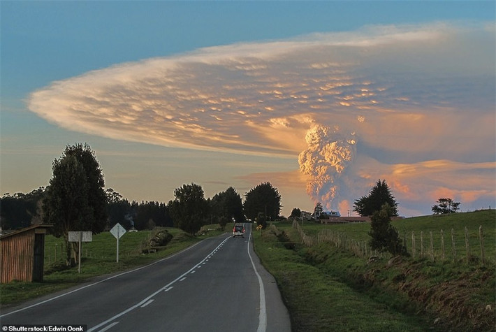  Núi lửa Puyehue - cordon Caulle, Chile. 