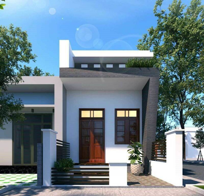 Nhà ống là loại nhà có chiều rộng nhỏ hơn nhiều lần so với chiều dài. Nhà được xây theo hình chữ nhật hoặc khối trụ. Các mẫu nhà ống trước đây không chú trọng nhiều đếmn thẩm mỹ, không gian bí bách vì chiều rộng hạn chế. Tuy nhiên, hiện nay với lối thiết kế hiện đại, các mẫu nhà ống 1 tầng được tính toán sao cho phù hợp với diện tích nhà nhưng vẫn đảm bảo thoáng đãng, ấn tượng, tiện nghi. Mẫu nhà này có thể được xây dựng ở cả nông thôn lẫn thành thị đều thích hợp.