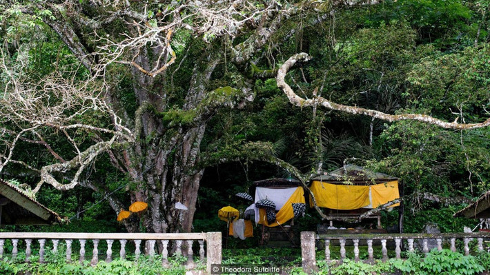 Theo tục lệ, chỉ đàn ông mới có thể đến nghĩa trang. Họ cũng là người thay quần áo, tắm rửa xác chết và cải mộ mỗi khi có người mới qua đời. Ảnh: Theodora Sutcliffe.