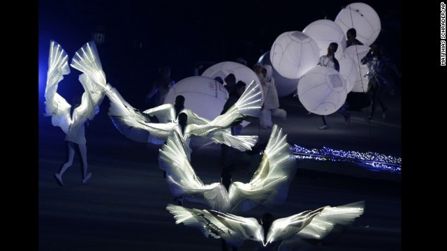 Đây là phần biểu diễn chào sân của Pyeongchang, thành phố chủ nhà của kỳ Olympic năm 2018.
