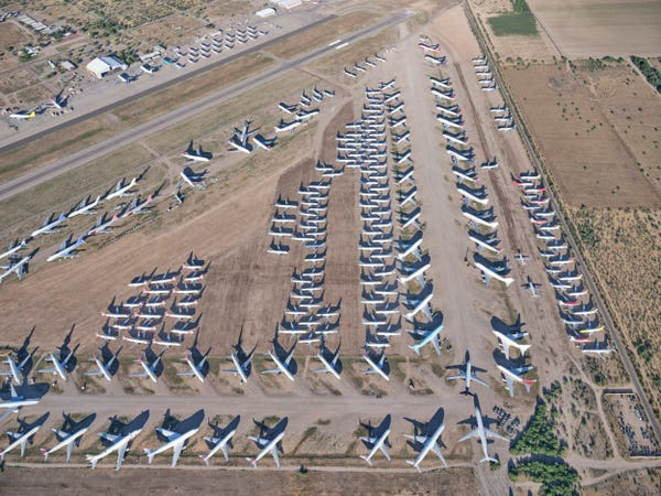 Kể từ khi dịch COVID-19 bùng phát, Pinal Air Park nhận một số lượng lớn máy bay đến đỗ. Khách hàng mới nhất của sân bay là JetBlue Airways.