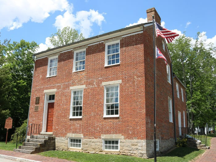 Ngôi nhà thời nhỏ của cựu Tổng thống Mỹ Ulysses S. Grant ở Georgetown, Ohio. Ảnh: Shutterstock.