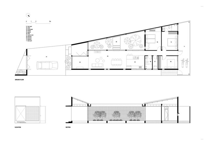 ơ đồ thiết kế Small house.
