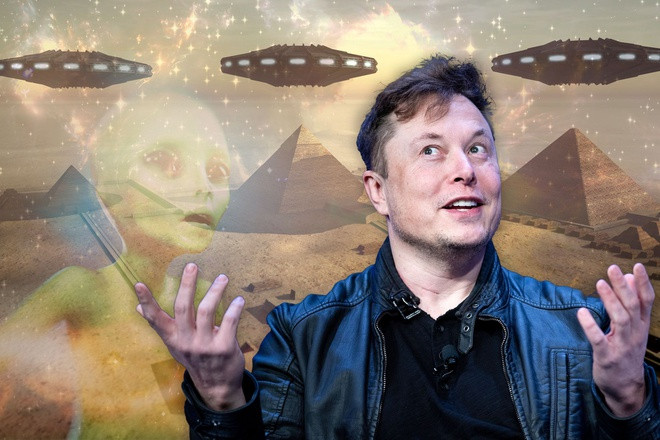 Năm 2015, Musk viết trên Twitter: "Nếu người ngoài hành tinh xây dựng các kim tự tháp, họ sẽ bỏ lại một chiếc máy tính hoặc thứ gì đó. Người Ai Cập cổ đại thật đáng kinh ngạc”. Năm năm sau, vị tỷ phú dường như đã thay đổi lập trường về người ngoài hành tinh. "Kim tự tháp do người ngoài hành tinh xây dựng", Musk tweet vào tháng 7/2020. Bài viết nhận đến 84.000 lượt đăng lại. Ảnh: Kalinga TV.