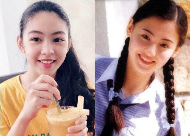 Những bức ảnh đời thường chụp tự nhiên cũng không làm mất đi nét thanh tú duyên dáng của cô bé. Có những khán giả còn nhìn ra Lọ Lem có nét xinh đẹp khá giống với minh tinh Hoa ngữ Trương Bá Chi.