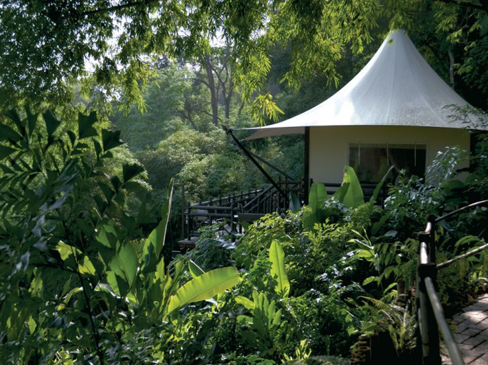 Khu nghỉ dưỡng ở tính phía bắc Chiang Rai, Thái Lan.