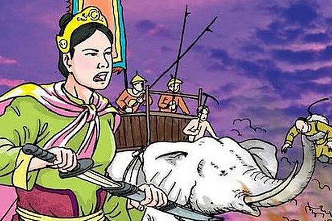 Bùi Thị Xuân là danh tướng của nhà Tây Sơn. Theo sách "Nhà Tây Sơn", trong lần đầu gặp gỡ, chàng trai trẻ Trần Quang Diệu đang bị hổ dữ tấn công. Bà dã ra tay trợ giúp, đánh đuổi thú dữ. Về sau, cả 2 vợ chồng bà đều trở thành danh tướng của nhà Tây Sơn.
