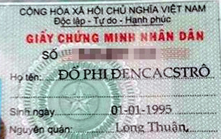 Người có cái tên này gần giống với nguyên Chủ tịch nước Cu Ba.