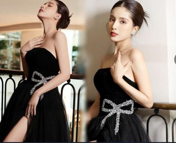 àm chủ một shop thời trang online, Thiên An được nhận xét có gu ăn mặc, trẻ trung và tôn dáng đẹp.