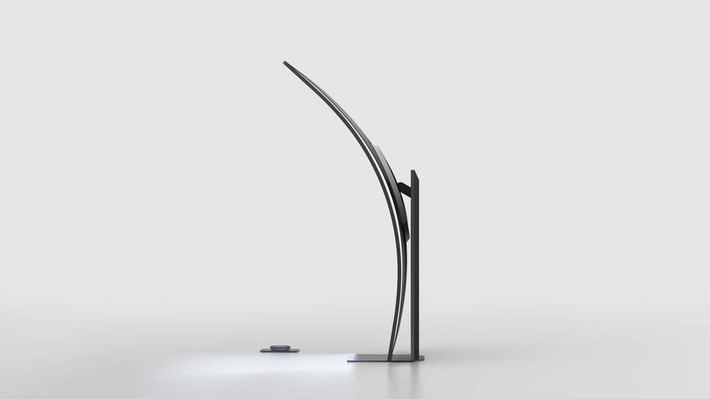 br/> Samsung Odyssey Ark là mẫu màn hình kích thước 55 inch, tỷ lệ 16:9. Với chân đế linh hoạt, người dùng có thể chỉnh độ cao, xoay màn hình sang chế độ dọc. Thiết bị hỗ trợ nút không dây để chỉnh các thông số cơ bản. Với tính năng Multi View, Odyssey Ark có thể hiện nhiều nội dung từ các nguồn phát với độ phân giải khác nhau, cùng công nghệ chấm lượng tử và Mini LED hứa hẹn cho chất lượng hình ảnh cao. Ảnh: Samsung.