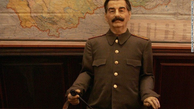 Còn đây là bức tượng sáp của nhà lãnh đạo Stalin.