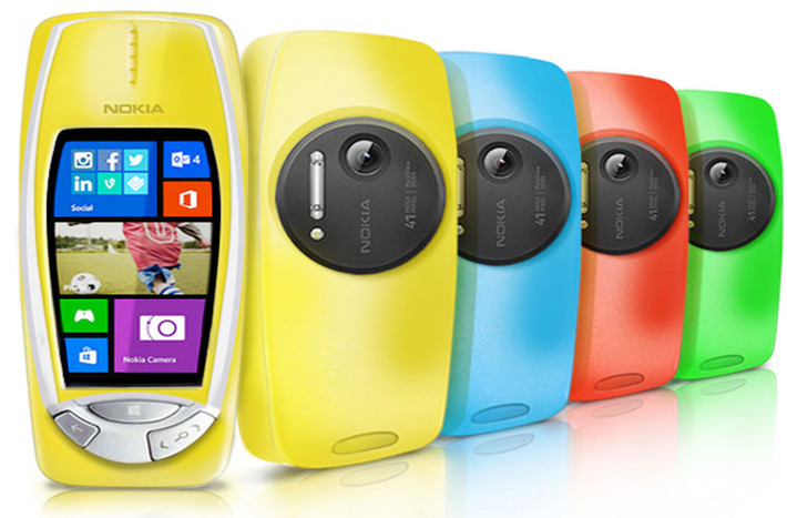 Nokia: sáng tạo… đẩy lùi về quá khứ. Nokia mới giới thiệu chiếc điện thoại mới có tên 3310, với camera khủng đằng sau, giống mẫu camera 41 Mp PureView của Lumia 1020. Điện thoại mới sử dụng bộ vi xử lý lõi đôi, RAM 2 Gb.