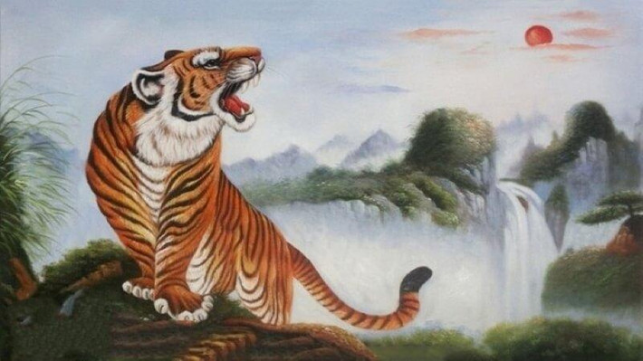 Tranh hổ tương đối thích hợp với những người sinh vào mùa thu, không thích hợp với những người cầm tinh con khỉ và rắn.