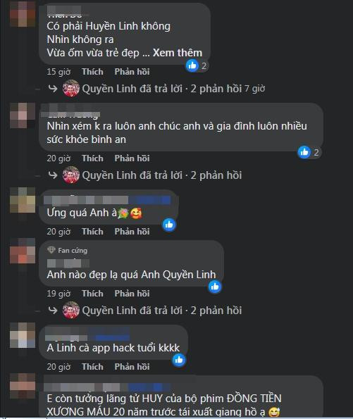 Nhiều netizen để lại bình luận trông Quyền Linh trẻ trung hơn hình ảnh trước đó, làn da mịn màng ít lão hóa, thậm chí có người nói không nhận ra nam MC dân dã ngày nào.