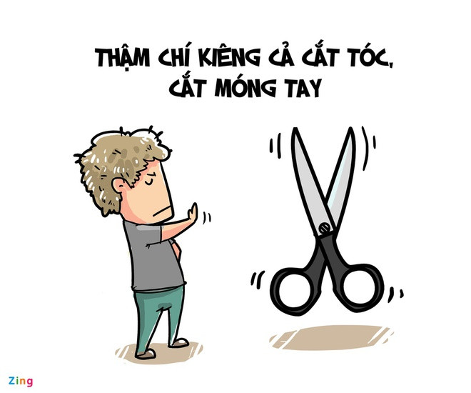 2. Cắt móng tay: Trong thứ 6 ngày 13, bạn không nên cắt móng tay chân, bởi theo tín ngưỡng, nó sẽ khiến sự xui xẻo “đeo bám” bạn thời gian sau đó. Ảnh: Tiến Hoàng.