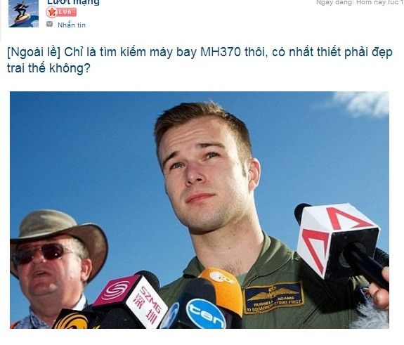 Cư dân mạng Việt cũng không ngớt lời khen ngợi chàng phi công trẻ, đẹp trai.