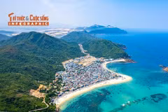 [INFOGRAPHIC] Vẻ đẹp bình dị của làng chài Nhơn Lý 