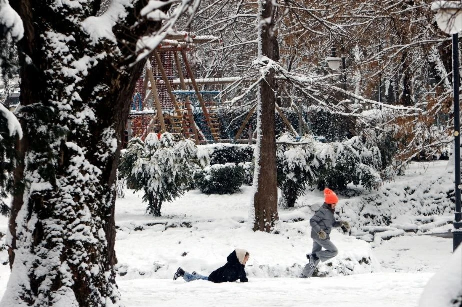 Hình ảnh mùa đông lạnh giá ở Romania