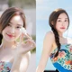 Á hậu làm mẹ tuổi đôi mươi, sở hữu làn da trắng phát sáng