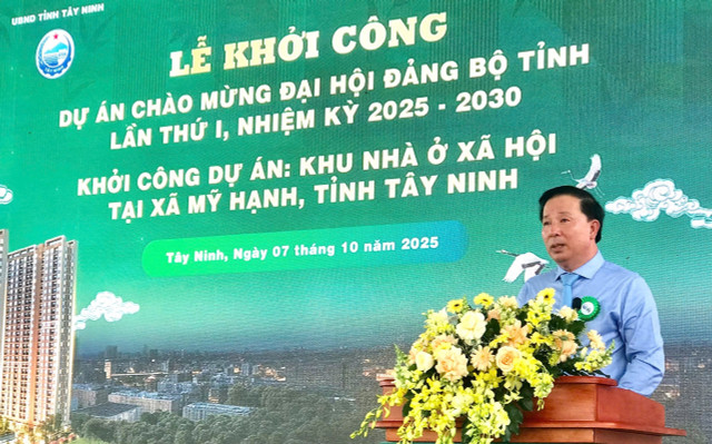 Ông Nguyễn Văn Út - Chủ tịch UBND tỉnh Tây Ninh phát biểu tại Lễ 11-3555.jpg