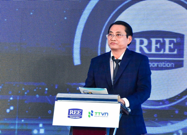 Tỉnh ủy viên, Phó Chủ tịch UBND Nguyễn Quỳnh Thiện- tỉnh phát biểu tại lễ khởi động. 11.jpg