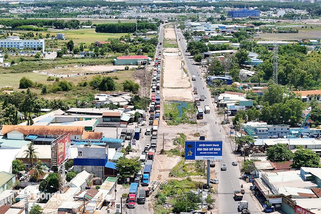 Dự án Nâng cấp đường tỉnh 25B gặp vướng mắc trong công tác giải phóng mặt bằng. (Ảnh tư liệu) 1.jpg