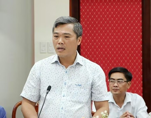 Phó Giám đốc Ban Quản lý dự án đầu tư xây dựng tỉnh Đồng Nai Nguyễn Linh phát biểu tại buổi làm việc. (Ảnh: Phạm Tùng) 222-2921.jpg