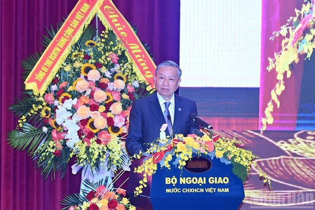 Tổng Bí thư Tô Lâm phát biểu tại lễ kỷ niệm - Ảnh: Báo Nhân dân 111-8031.jpg