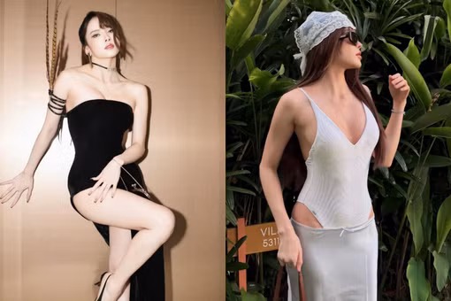 [GALLERY] Thiều Bảo Trâm vóc dáng quyến rũ, đôi chân dài gây chú ý