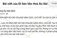 1 phụ nữ ở Gia Lai bị lừa 7,6 tỷ đồng khi tham gia cuộc thi áo dài