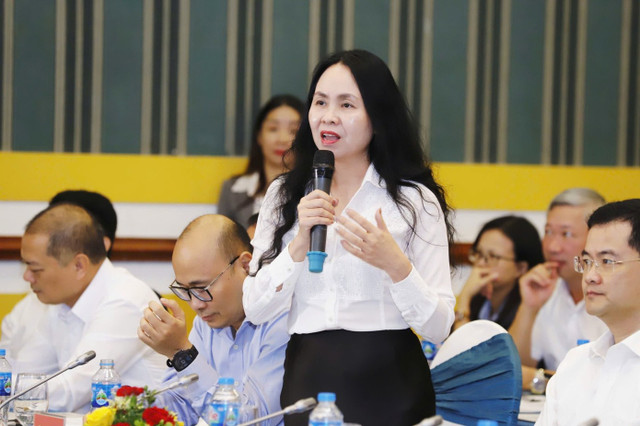 Bà Lê Hoàng Oanh - Cục trưởng Cục Thương mại điện tử và Kinh tế số. Ảnh: D.V. Bà Lê Hoàng Oanh - Cục trưởng Cục Thương mại điện tử và Kinh tế số. Ảnh: D.V.