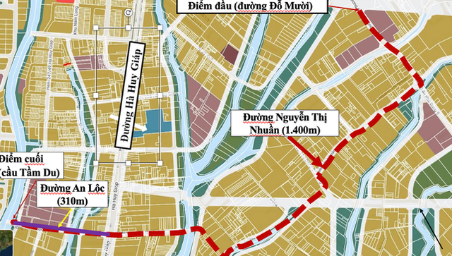 Một tuyến đường tại quận 12 sẽ được đặt tên mới Một tuyến đường tại quận 12 sẽ được đặt tên mới
