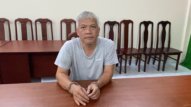 Bị can Đỗ Viết Đại, chủ tiệm vàng Đức Long. Ảnh: CACC rua-tien-4-1669.png