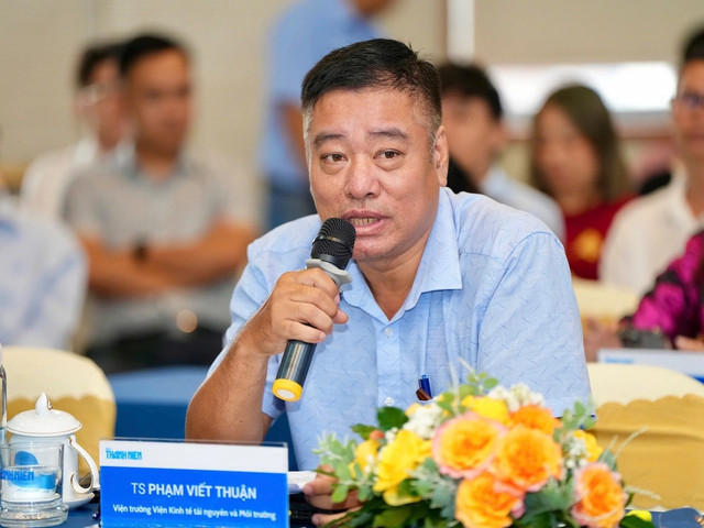TS Phạm Viết Thuận phát biểu tại hội thảo. Ảnh: Độc Lập pham-viet-thuan-2205.jpg