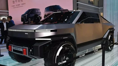 GAC Pickup 01 của Trung Quốc "nhái" Tesla Cybertruck lộ diện