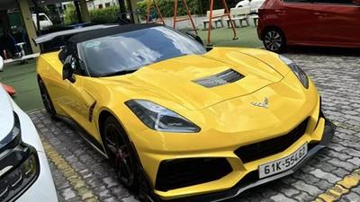 "Tóm gọn" Chevrolet Corvette C7 độ ZR1 đẹp mắt ở Bình Dương