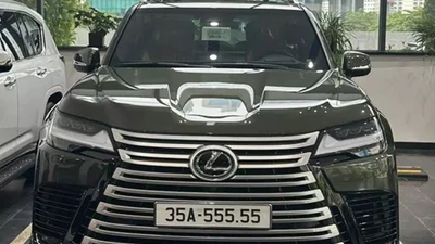 Đại gia lâu đài Thành Thắng tậu Lexus LX600 biển 35A-555.55