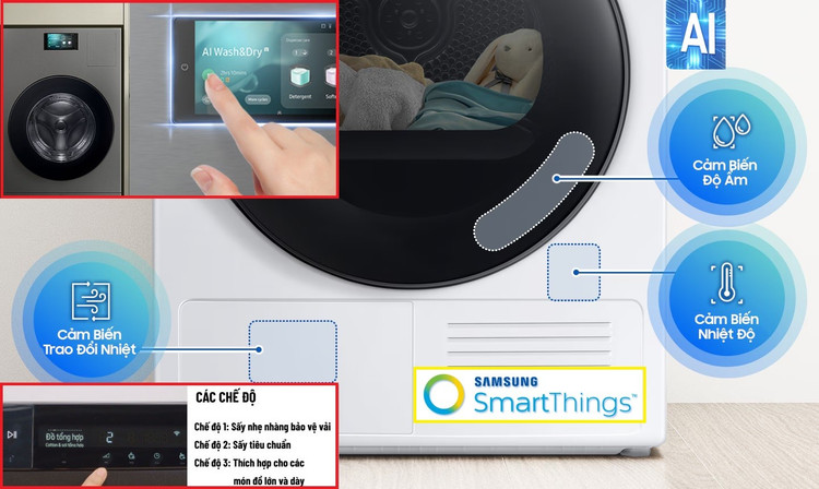 Samsung trang bị nhiều cảm biến, kết nối đồng bộ hệ sinh thái Smarthings. 4samsung.jpg
