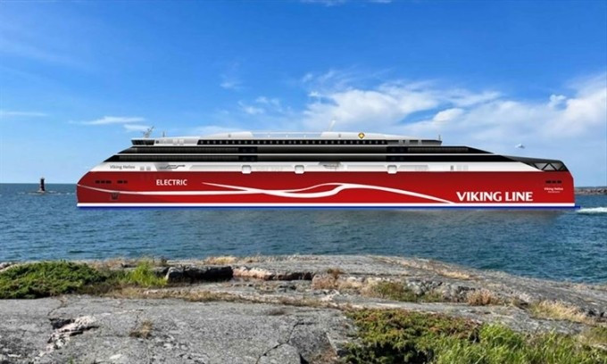 Mẫu phà chở khách Helios của Viking Line sẽ hoạt động đầu những năm 2030. Ảnh: Viking Line Mẫu phà chở khách Helios của Viking Line sẽ hoạt động đầu những năm 2030. Ảnh: Viking Line