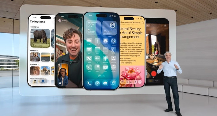Seuls les appareils à partir de l'iPhone 11 bénéficieront de la mise à niveau vers le système d'exploitation doté de nouvelles fonctionnalités d'IA. Photo : Apple. Chỉ các thiết bị từ iPhone 11 trở lên mới được nâng cấp hệ điều hành với các tính năng AI mới. Ảnh: Apple.