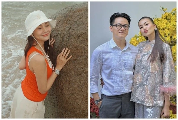 Thanh Hằng thảnh thơi đi du lịch, hạnh phúc bên chồng