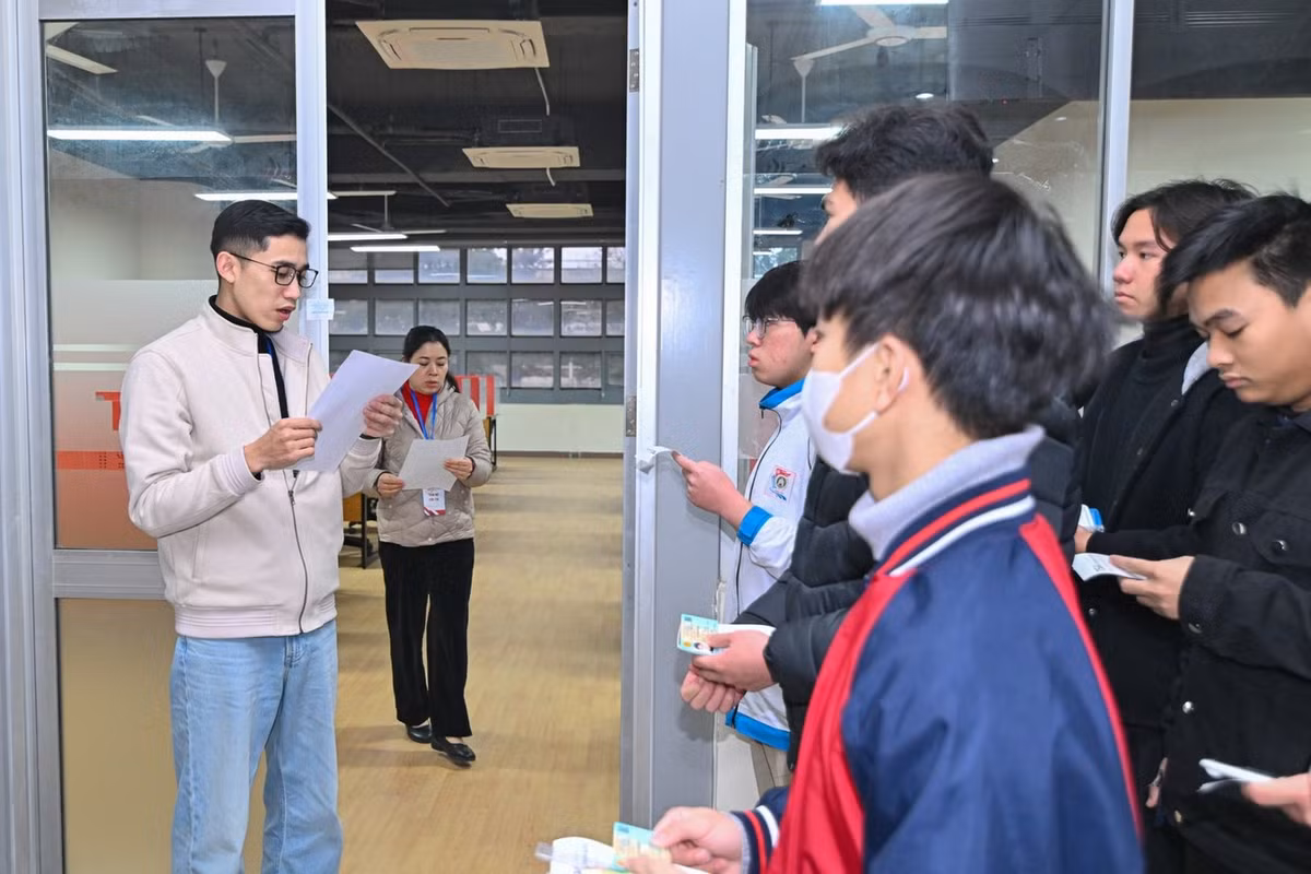 Thí sinh thi đánh giá tư duy đợt 1