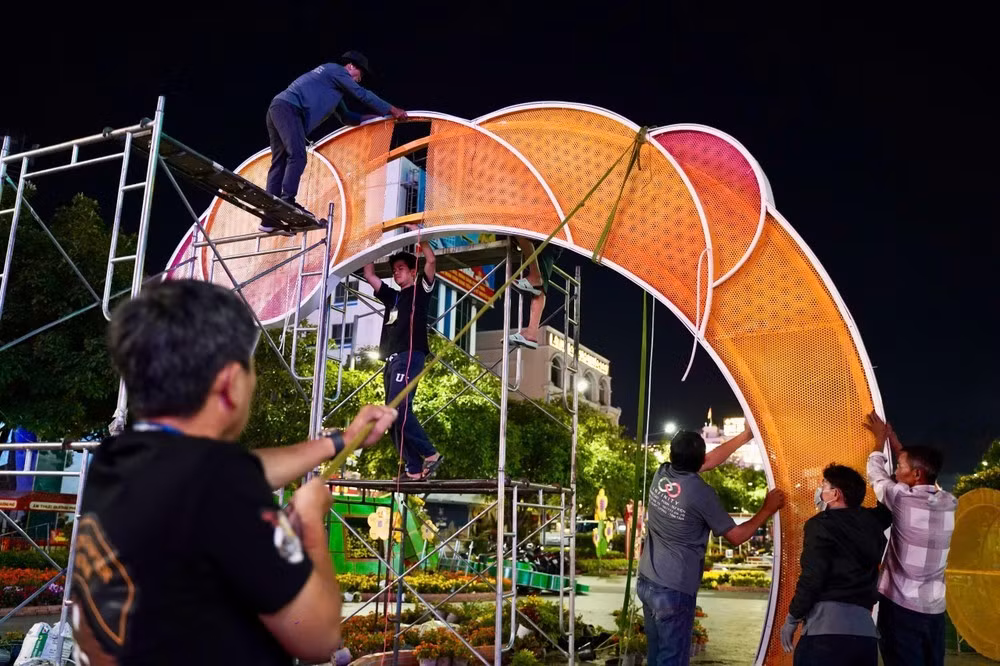 Hệ thống kỹ thuật, tiểu cảnh cũng được thu gom gọn gàng để sớm hoàn trả mặt bằng.