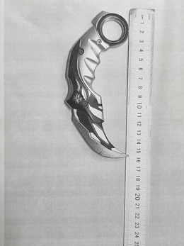 Đồ vật cô H. tịch thu.